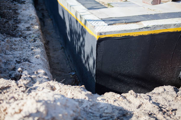 Professional Exterior Waterproofing technician working in Mosinee, WI